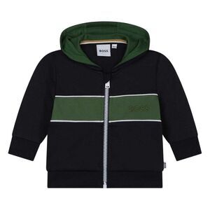 Boss Baby Logo Regular Athletic Full Zip Hoodie / Navy